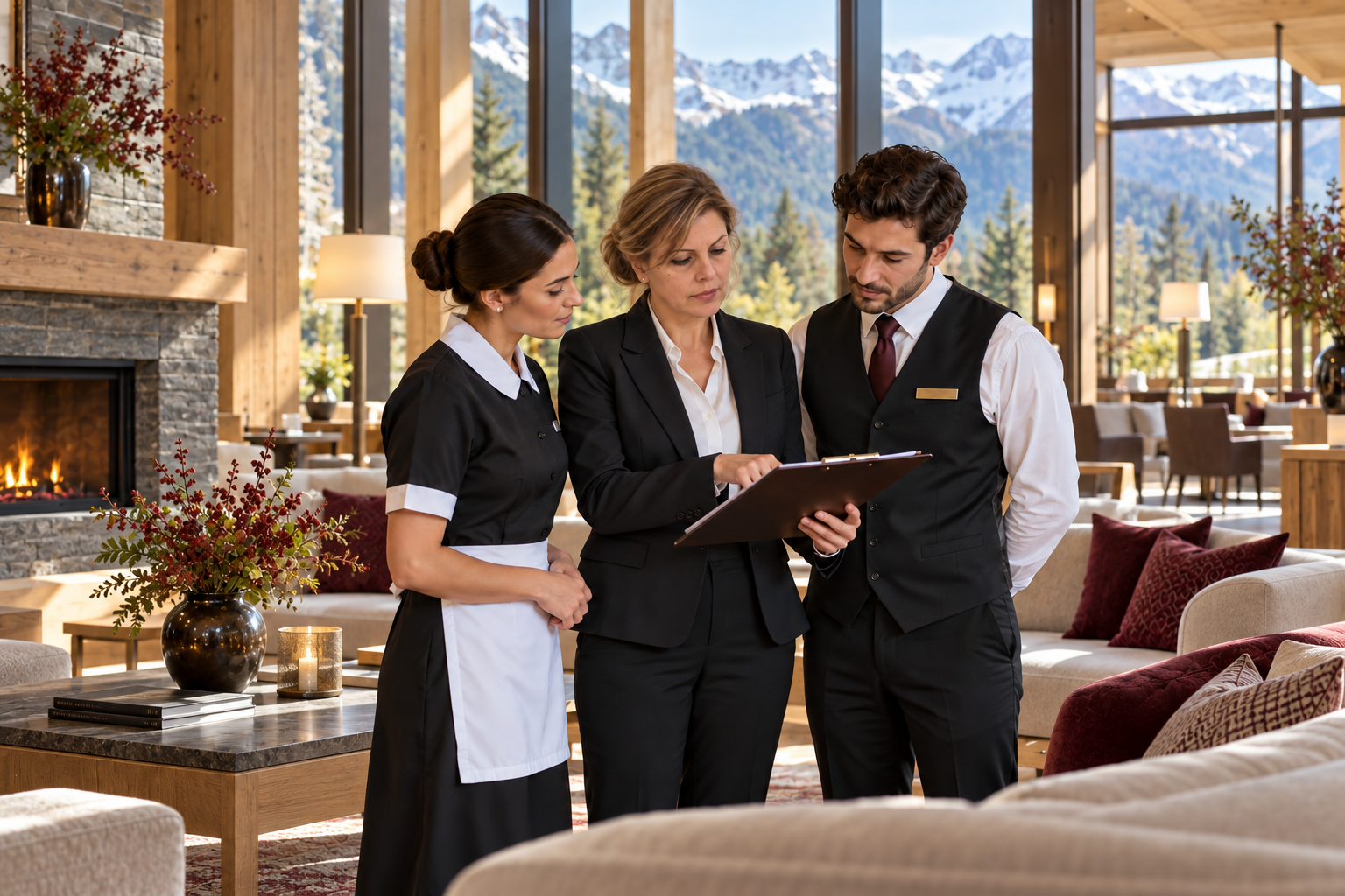 Attività operative in hotel svizzero